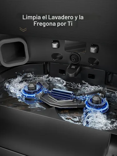 Miniatura 8 de DREAME X40 Ultra Aspiradora Robótica con Trapeador Removible y Elevable, Succión de 12,000Pa, Limpieza Extensiva con Cepillo Lateral, Trapeador