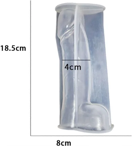 Miniatura 6 de YiZYiF Molde de vela de novedad para hombre, molde genital de silicona para velas, suministros para hacer velas, fabricación de manualidades en 7.1