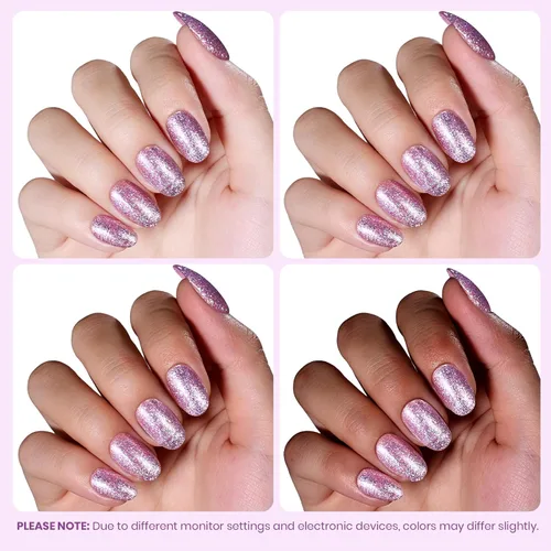 Miniatura 316 de Beetles - Esmalte de uñas de gel marrón – 0.5 onzas líquidas de esmalte de gel marrón oscuro, lámpara LED UV para uñas, regalo de manicura para I