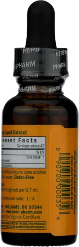 Miniatura 4 de Herb Pharm Gotas de extracto líquido de semillas de apio orgánicas certificadas para apoyo del sistema urinario, 1 onza