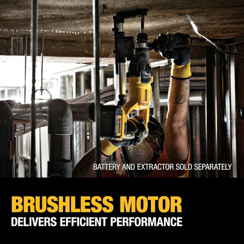 Miniatura 7 de DEWALT Martillo giratorio inalámbrico de 20 V MAX SDS Plus de 1 pulgada con mango en D, solo herramienta desnuda (DCH133B)