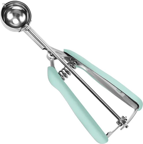 Miniatura 19 de HOMURE H Large Cookie Scoop 8 Tablespoon, 4 oz Ice Cream Scoop with Trigger, #8 Portion Scoop, Muffin Scoop, 18/8 Stainless Steel, Comfortable Grip
