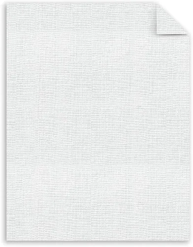 Miniatura 3 de Southworth Z550CK Papel Cartulina de Negocios 25% Algodón Lino Blanco 65 libras 8-1/2 x 11 100/Caja FSC