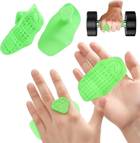 Miniatura 7 de Agarres de entrenamiento antideslizantes, protectores de palma de goma para levantamiento de pesas, dominadas, mancuernas, entrenamiento de fitness