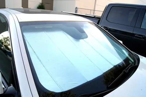 Miniatura 3 de SS-004 - Parasol para parabrisas delantero de automóvil compatible con Acura RLX 2014-2019 Protector solar estilo acordeón de ajuste personalizado