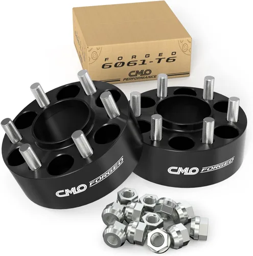 Miniatura 16 de 2 espaciadores de rueda centrados de 1.969 in (2 pulgadas) forjados 6x139.7 (6x5.5) – Compatible con Tacoma 1995–2023, 4Runner 1984–2023, Tundra