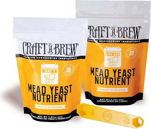 Miniatura 6 de Craft A Brew - Paquete de nutrientes de levadura de mead - Levadura Lalvin D47 - Para fermentación - Ingredientes de elaboración casera
