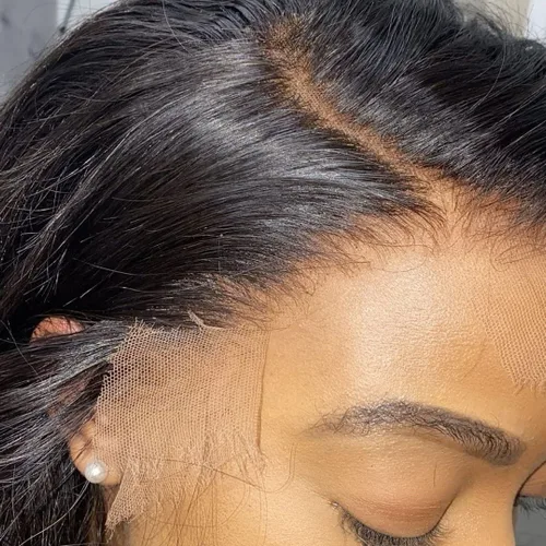 Miniatura 62 de BEEOS Encaje frontal real HD de 13 x 4 pulgadas, encaje frontal ultra fino invisible HD vívido limpio pre-arrancado cabello humano lacio sedoso