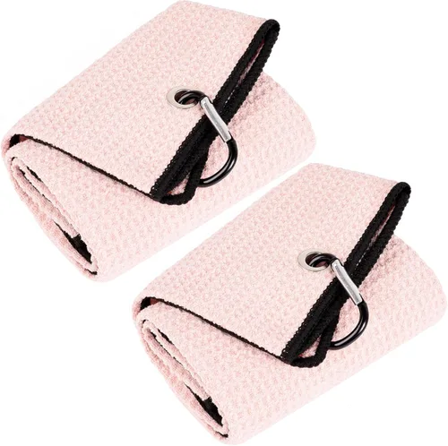 Miniatura 39 de Mile High Life Premium Waffle-Weave Golf Towel 16" X 24" Extra Absorbent & Quick-Dry Ultra-Soft Microfiber Carabiner Clip Multi