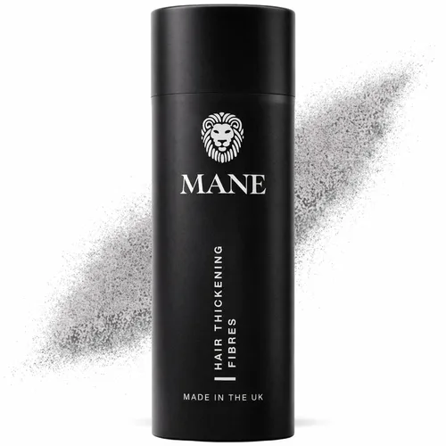 Miniatura 13 de Mane Fibras de construcción del cabello para mujeres y hombres, para cabello fino y delgado, peinado más grueso y completo, oculta las manchas Negro