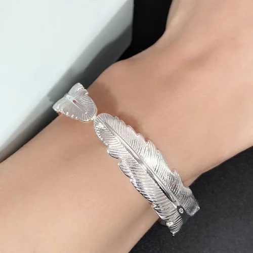 Miniatura 5 de Pulseras de plata de ley 925 para mujer, pulseras ajustables de moda para mujer, pulsera de la suerte para mujeres, mamá, esposa, San Valentín