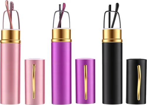 Miniatura 9 de touk Small Portable Reading Glasses Anti Blue Light UV, Compact Slim Pocket Readers with Mini Pen Clip Tube Case 2 Pairs