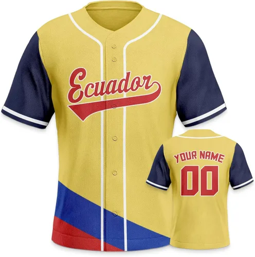 Miniatura 22 de Custom 2026 World Baseball Jersey Sports Shirt for Fans Men Youth Women Gifts Personalize Your Name Number S-6XL España