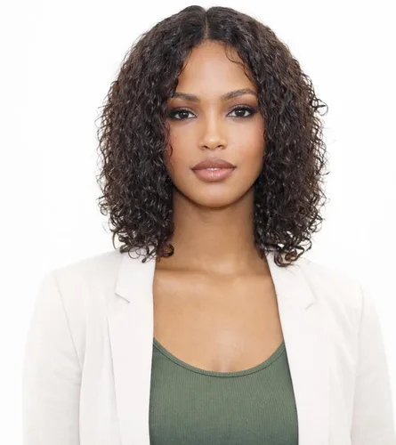 Miniatura 51 de Peluca de cabello humano con encaje frontal en T de 13 x 4 pulgadas, peluca de encaje HD rizado profundo sin pegamento, línea de cabello