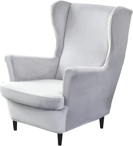Miniatura 37 de GULI Wingback - Funda para silla de 2 piezas, fundas para silla de sillón, fundas de elastano para sofá, protector de muebles, lavable a máquina
