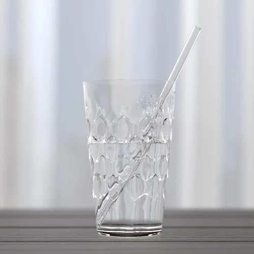 Miniatura 6 de 6 popotes de vidrio reutilizables, popotes de repuesto de 0.310 x 0.315 in, popotes transparentes y prácticos para vasos de 20/30/32 onzas, pajitas