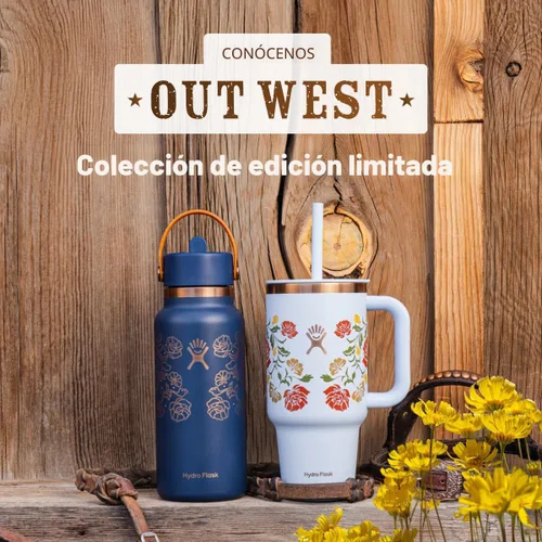 Miniatura 3 de Hydro Flask Botella de agua – Acero inoxidable aislado – Tapa flexible con popote de boca ancha, antiderrames, a prueba de fugas y recargable en 32