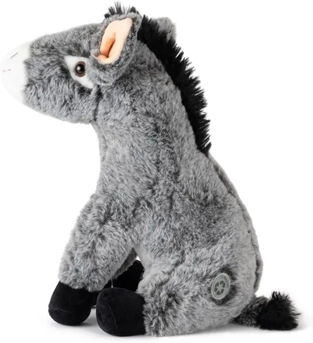 Miniatura 2 de The Petting Zoo Peluche de burro, regalos para niños, animales de granja Wild Onez, juguete de peluche de burro de 12 pulgadas