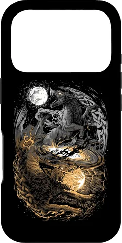 Miniatura 29 de Funda para iPhone 11 Viking Wolf Norse Mythology Pagan Ragnarok Wolves