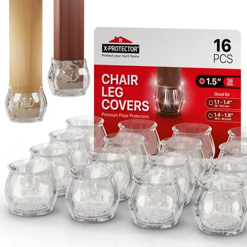 Miniatura 12 de Almohadillas Antideslizantes para Muebles 8 piezas 1 1/2" X-Protector - ¡Agarres Premium para Muebles! Patas de Goma Autoadhesivas para Muebles
