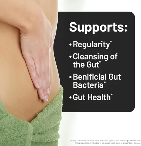 Miniatura 4 de NatureWise Total Colon Care Fiber Cleanse - Mezcla laxante natural - Laxantes herbales, prebióticos y enzimas para regularidad, digestión