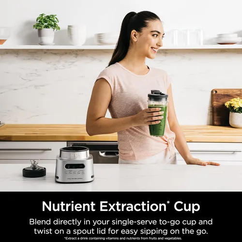Miniatura 21 de Ninja Blender and Food Processor Combo, Foodi Power Blenders For-Kitchen and Personal Size, Smoothie Maker, 6 Functions for Spreads, Shakes and