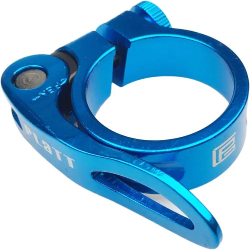 Miniatura 8 de PLATT - Abrazadera para tija de sillín de bicicleta de aleación de aluminio, collar de liberación rápida de 28,6 mm / 31,8 mm / 34,9 mm