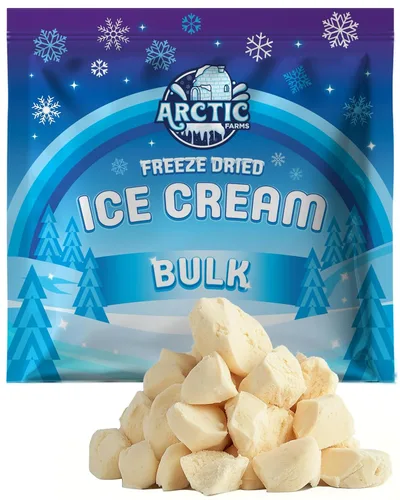 Miniatura 15 de Arctic Farms Trozos de Helado Liofilizado a Granel - No se Derrite (Mantequilla de Maní) (1 libra)