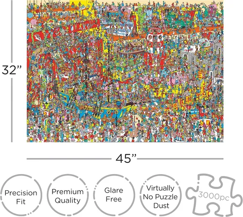 Miniatura 2 de Aquarius Where's Waldo - Rompecabezas de 3000 piezas