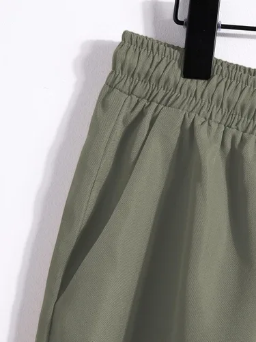 Miniatura 6 de GORGLITTER Conjunto de 2 piezas para hombre, camisa y pantalones cortos con botones y manga corta