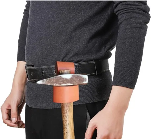 Miniatura 5 de Funda de martillo, soporte de martillo para cinturón de herramientas, funda de hacha de hacha para cinturón, funda de martillo pequeño