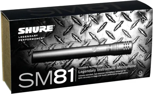 Miniatura 2 de Shure SM81-LC, micrófono de condensador cardioide