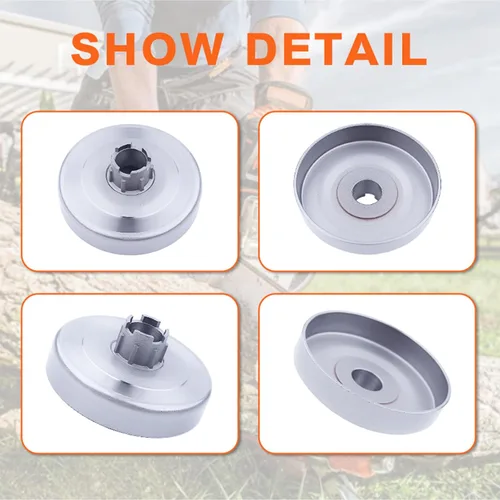 Miniatura 6 de Kit de rodamientos de piñón de llanta de tambor de embrague 3/8-7T para Husqvarna 3120 394XP 395XP 3120XP Jonsered 2094 2095 motosierra 503701501