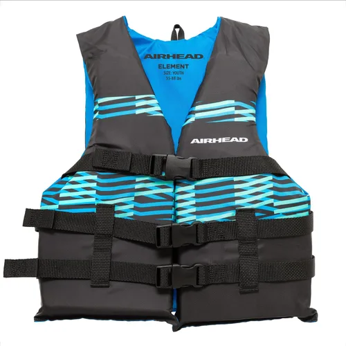 Miniatura 5 de Airhead Element Chaleco salvavidas PFD de lados abiertos Tallas para niños, jóvenes y adultos disponibles