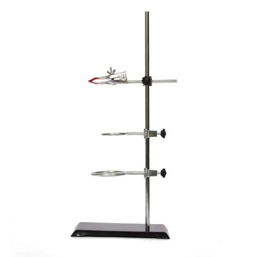 Miniatura 8 de Soporte de Retorta de Laboratorio para Extracción por Titulación - XMWangzi, con una Abrazadera de Bureta y 2 Abrazaderas de Anillo para Matraz