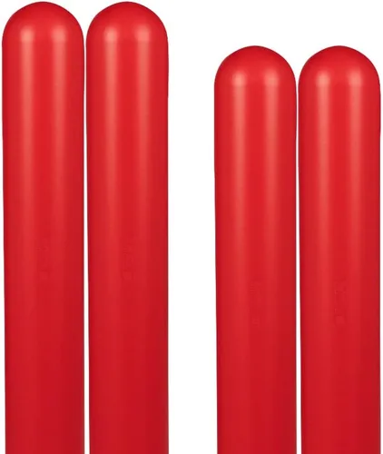 Miniatura 9 de Innoplast BollardGard 7" x 52" Round Top Bollard Cover Packs Amarillo sin cinta