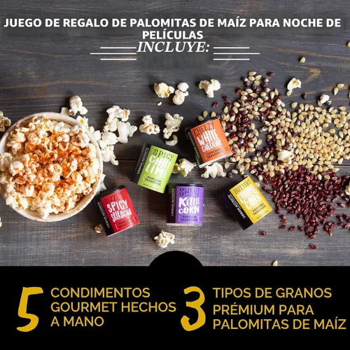 Miniatura 3 de Urban Accents MOVIE NIGHT™ Palomitas de maíz y palomitas de maíz paquete variado (juego de 8) – 3 paquetes de palomitas de maíz sin transgénico y 5