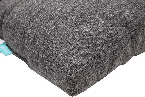 Miniatura 4 de QILLOWAY Cojín copetudo para silla de exterior, impermeable, 43 x 20 x 4 pulgadas, antideslizante, almohadilla de repuesto para muebles de mimbre