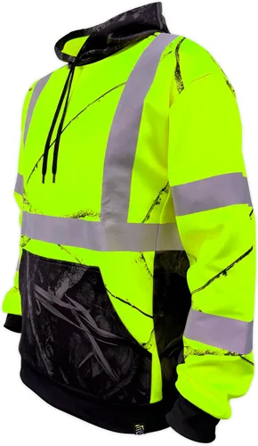 Miniatura 8 de SafetyShirtz SS360 ANSI Clase 3 Tipo R Sudaderas con Capucha Gráfica