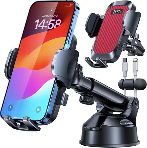 Miniatura 12 de 2026 Ultimate Best【Verdadero grado militar y certificación de seguridad】Soporte para teléfono de coche HTU【5 en 1 mejorado y más de 100 libras