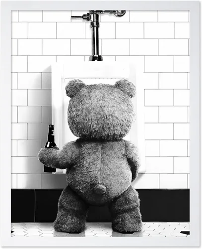 Miniatura 34 de Poster Master Póster de Chimpancé - Impresión de Mono Leyendo Periódico - Arte de Pared de Mono - Regalo para Hombres, Mujeres y Amantes