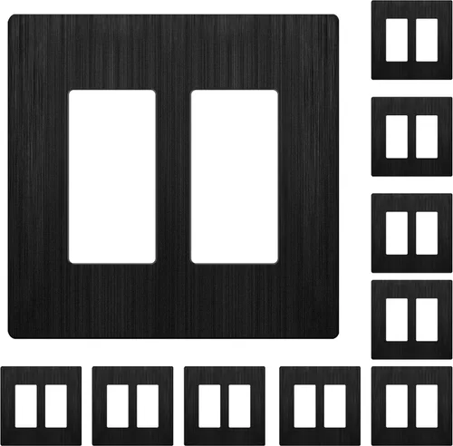 Miniatura 37 de LIDER Placa de pared decorativa sin tornillos para interruptor, resistente a los impactos, plexiglás de acrílico espejado, renovación moderna