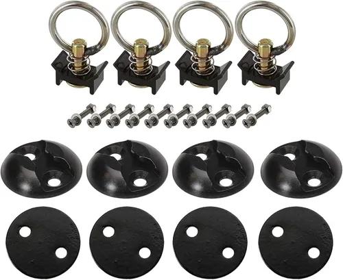 Sistema de Anclaje de Pista en L US Cargo Control, Perfecto para Usar Como Puntos de Anclaje en Camas de Camiones o Remolques para Amarrar Tu UTV,