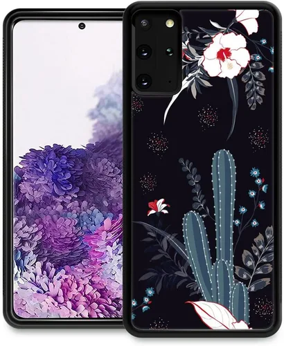Miniatura 27 de ZHEGAILIAN Funda compatible con Samsung Galaxy S20 FE, diseño de esqueleto de encaje gótico victoriano, acrílico duro y TPU anti-caída