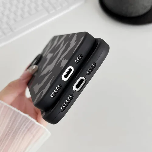 Miniatura 5 de FLIRACON Funda suave con diseño de murciélagos negros compatible con iPhone (Negro, para iPhone 17 Pro Max)