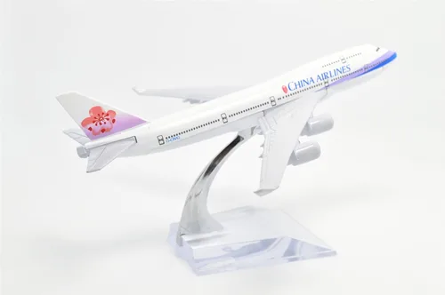 Miniatura 6 de TANG DYNASTY (TM) 1:400 6.3 in B747-400 Taiwán China Airlines Metal Avión Modelo Avión Modelo Avión Juguete