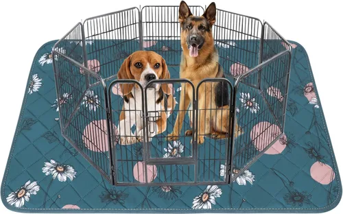 Miniatura 25 de IEUUMLER EU007 - Almohadillas lavables para perros, paquete de 2, antideslizantes e impermeables, reutilizables, para entrenamiento de cachorros