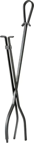 Miniatura 11 de Uniflame, F-1183 Olde World - Juego de 5 herramientas para chimenea con acabado de hierro con asas de bucle Loop Handles