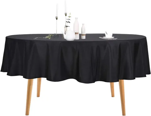 Miniatura 68 de Ascoza Paquete de 2 manteles rectangulares blancos de 60 x 84 pulgadas, tela de poliéster de 4 pies, para bodas, banquetes, restaurantes y fiestas