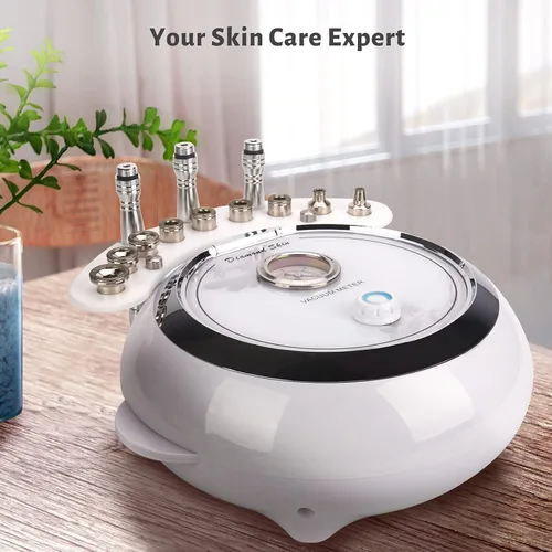 Miniatura 7 de Máquina de diamante 3 en 1, Yofuly 65-68cmHg con potencia de succión profesional, equipo de diamante para el cuidado facial de la piel